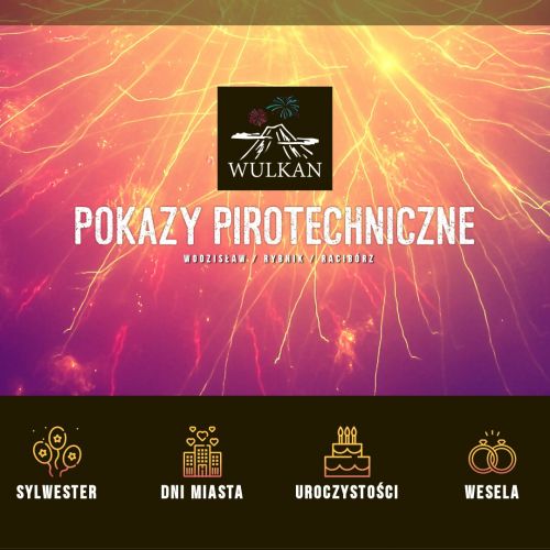 Pokazy fajerwerków na uroczystości śląsk - Rybnik
