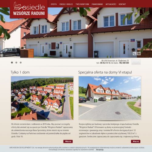 Domy na podmiejskim osiedlu - Sopot