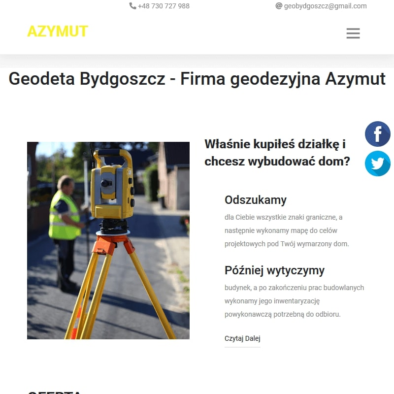 Firma geodezyjna w Koronowo