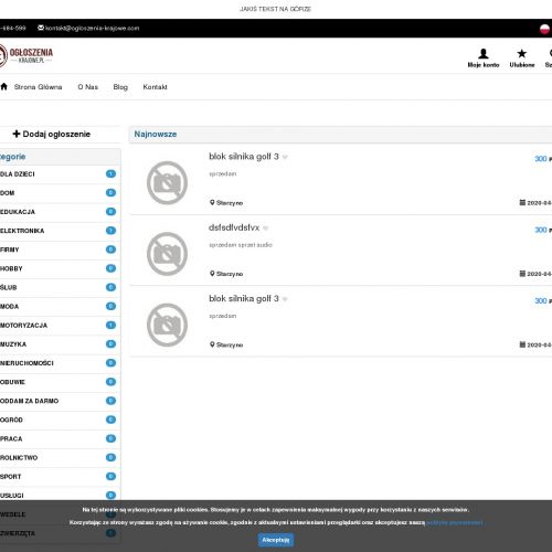 Ogłoszenia sprzedam kupię zamienię - Sopot