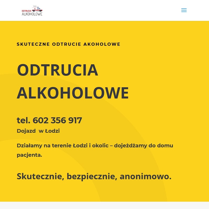 Odtrucia alkoholowe łódź - Pabianice