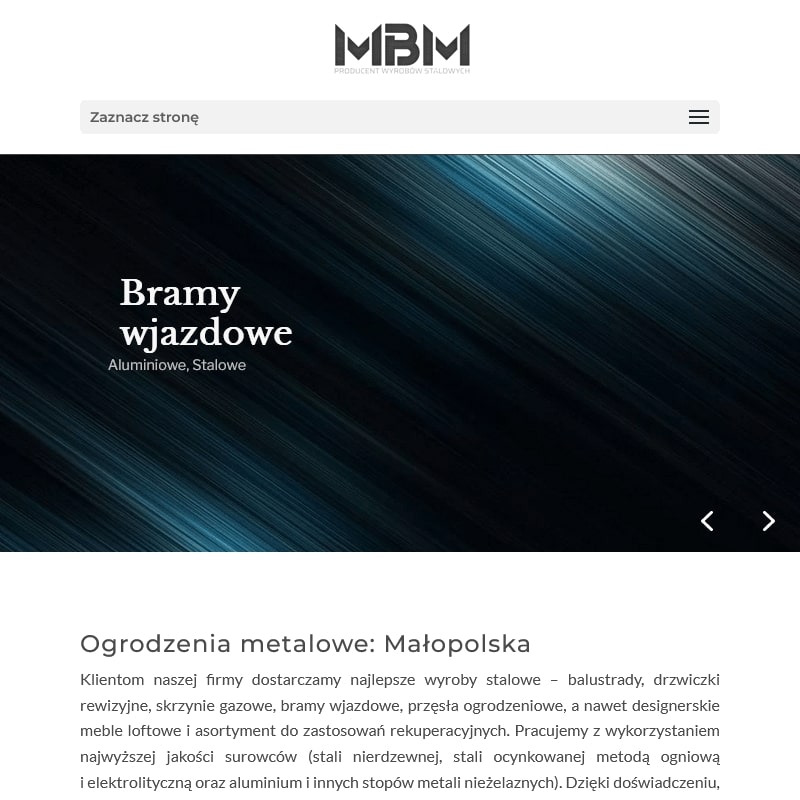 Bramy wjazdowe małopolska