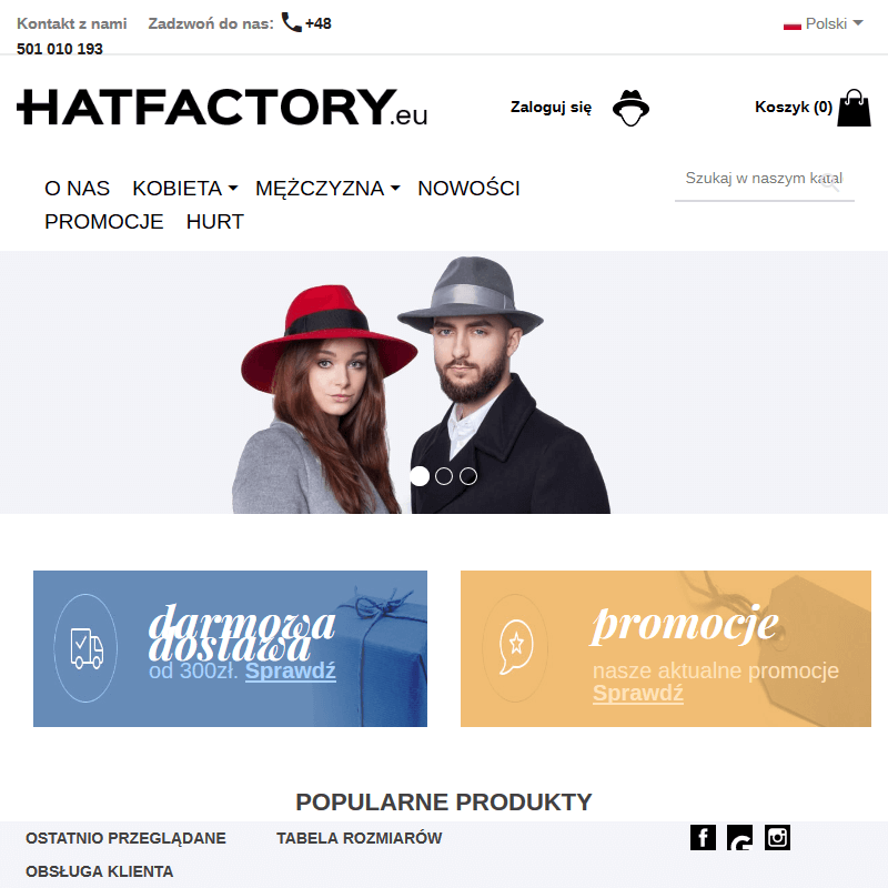 Warszawa - kapelusz pork pie