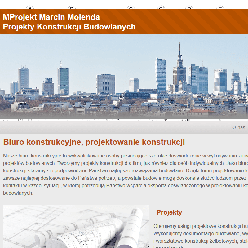Projektowanie konstrukcji - Warszawa